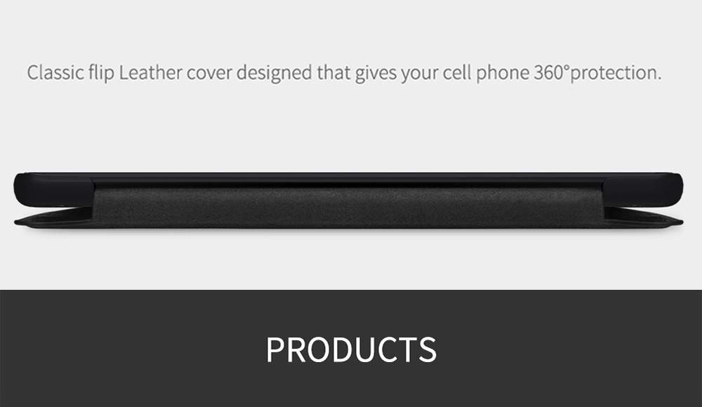 NILLKIN Protective Leather Phone Case For HUAWEI P30 Pro Smartphone - Black