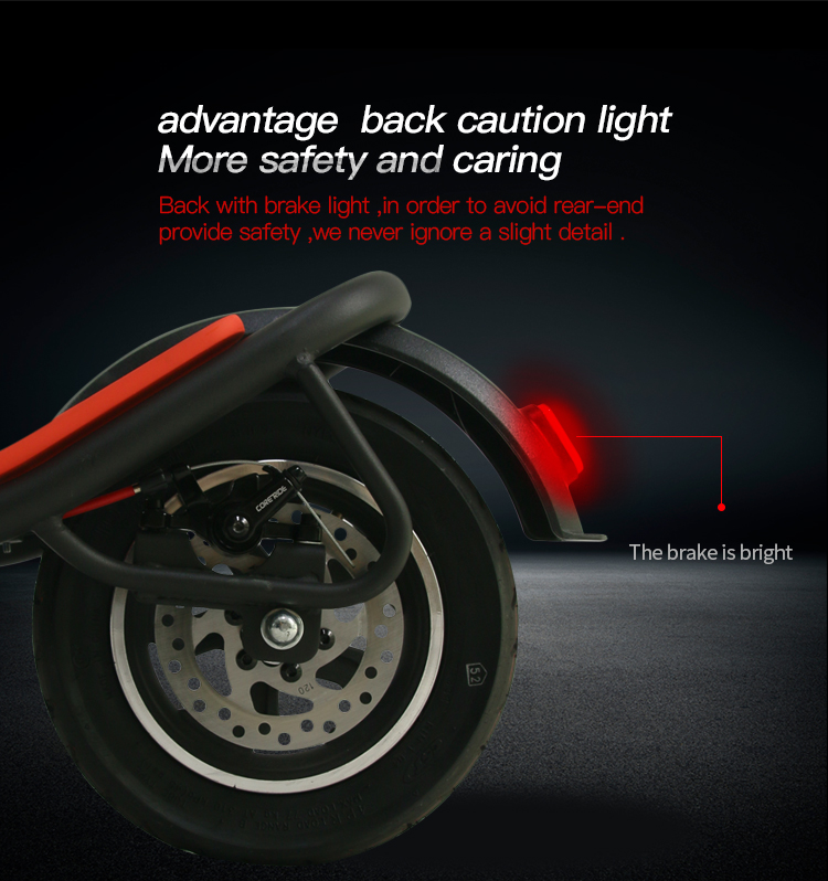 Freego EX-08S-10E Folding Electric Scooter 350W Motor 10Ah LCD Display Screen 10 Inch Tire - Black