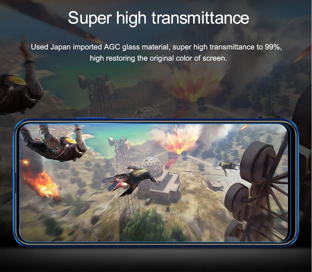 Nillkin Anti-explosion Tempered Glass 0.2mm HD Screen Protector For Huawei Honor 9X / Honor 9X Pro - Transparent