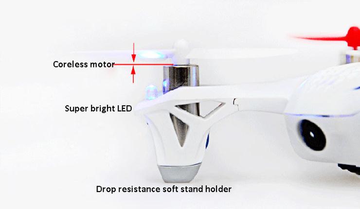 Hubsan H107D 4CH 5.8G 6 Axis Gryo FPV 0.3MP Camera RC Quadcopter - RTF
