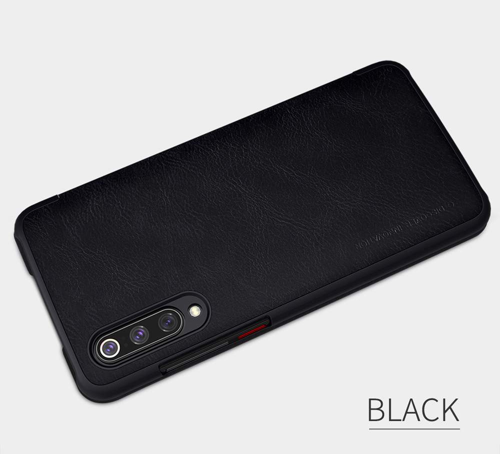 NILLKIN Protective Leather Phone Case For Xiaomi Mi 9 Pro Smartphone - Black