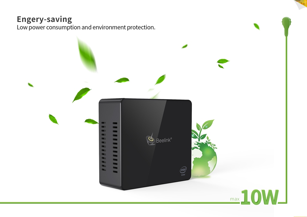 Beelink Gemini X45 Premium Windows 10 Intel Gemini Lake J4105 8GB/128GB Mini PC Intel® UHD Graphics 600 2.4G/5G WIFI Gigabit LAN HDMI*2 USB3.0*4 mSATA PCIE