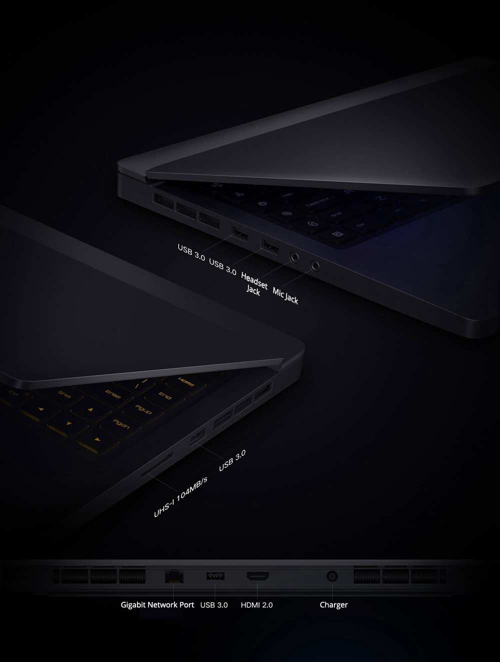 Xiaomi Mi Gaming Notebook Intel Core i5-9300H Quad-Core 15.6" 1920*1080 Windows 10 8GB RAM 512GB SSD - Grey