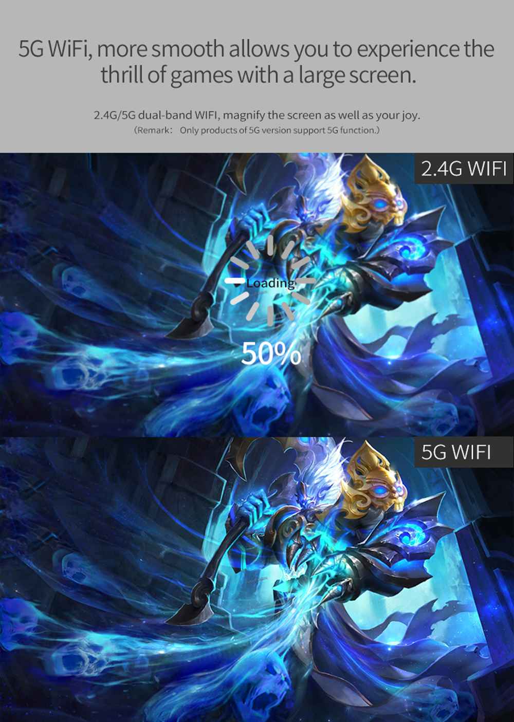 EZCast EZC-CS2 Wireless Plug&Play Display Receiver HDMI 2.4G/5G WIFI 1080P support Google Home/Chrome