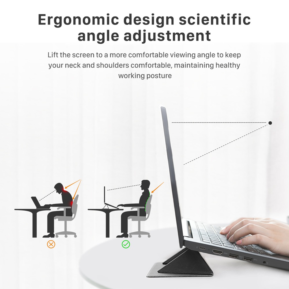 Nillkin Ascent Stand Portable Foldable Ergonomic Adjustable Widely-compatible Laptop Stand - Blue