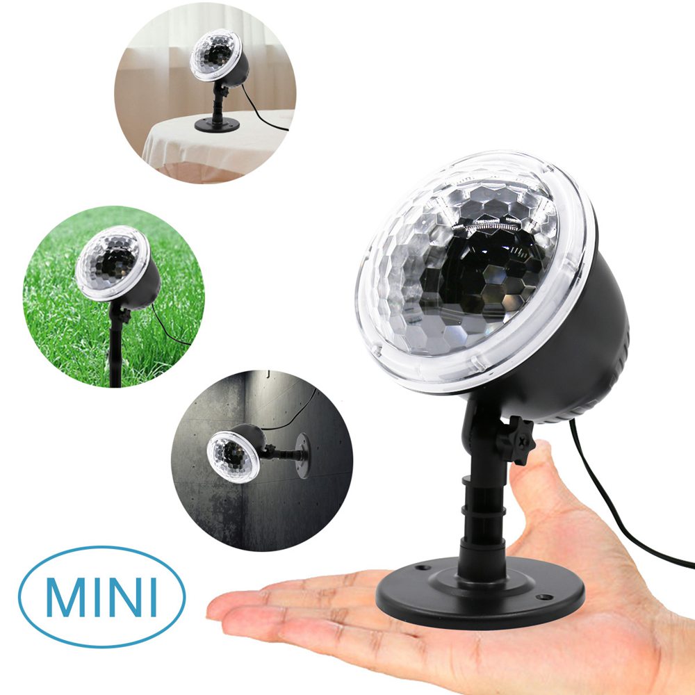 LED Remote Control Projection Lamp Various Halloween Themed Pattern Lights Ghost Lights For Bar Family Gatherings - US Plug