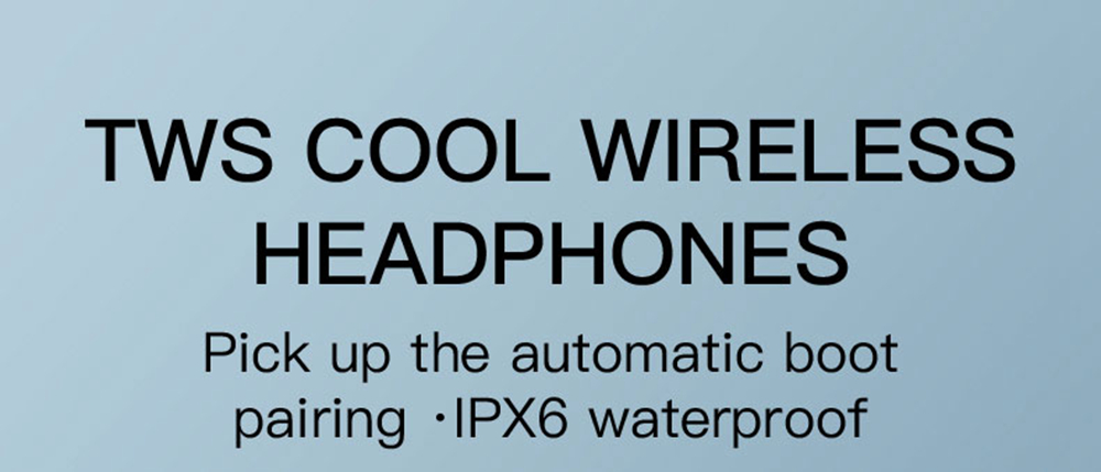 X11 TWS Bluetooth V5.0 IPX6 Wireless Earphones 6D HiFi Surround Sound Touch Control - White