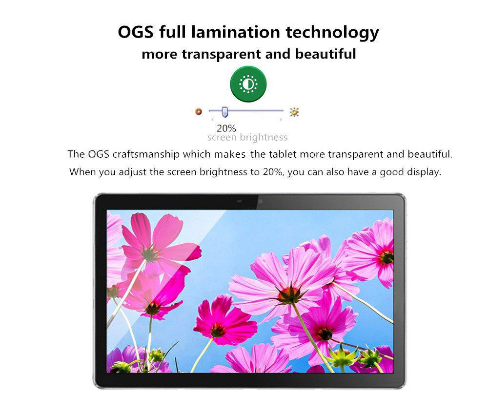 Binai T10FHD 4G Phablet MT6797X Helio X27 Deca Core 11.6" 1920*1080 Android 8.0 4GB RAM 128GB ROM - Black