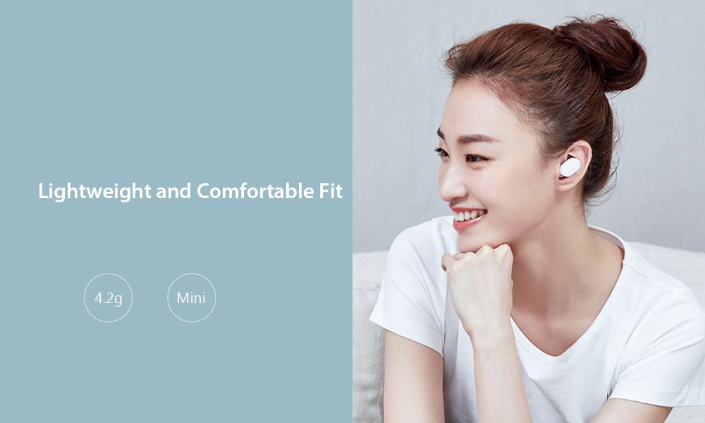 Xiaomi Airdots TWS Wireless Bluetooth 5.0 In-ear EarphoneTouch Control with Charging Box - White
