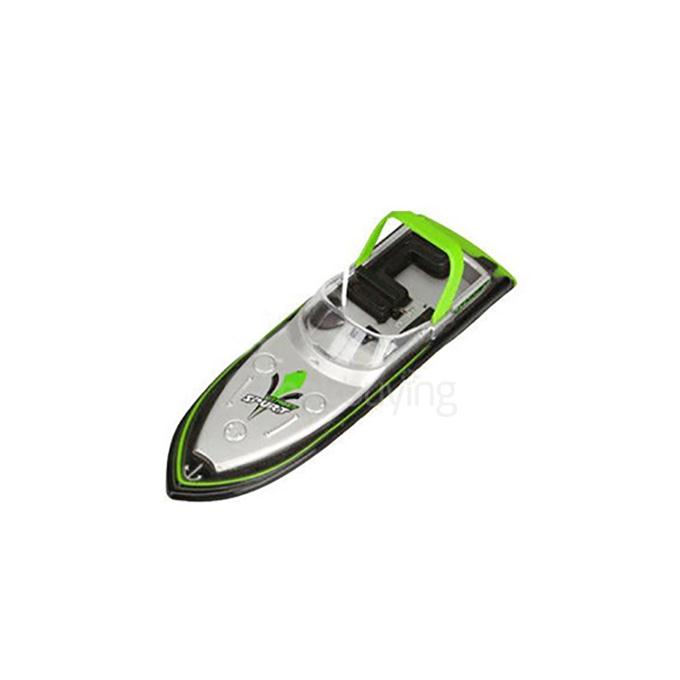 Happy Cow 777-218 Mini RC Speedboat Racing Boat Yacht Model Ready-To-Go - Green