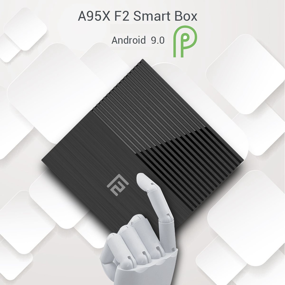 A95X F2 Amlogic S905X2 Android 9.0 4GB / 32GB TV Box with IR Remote 2.4G WiFi LAN