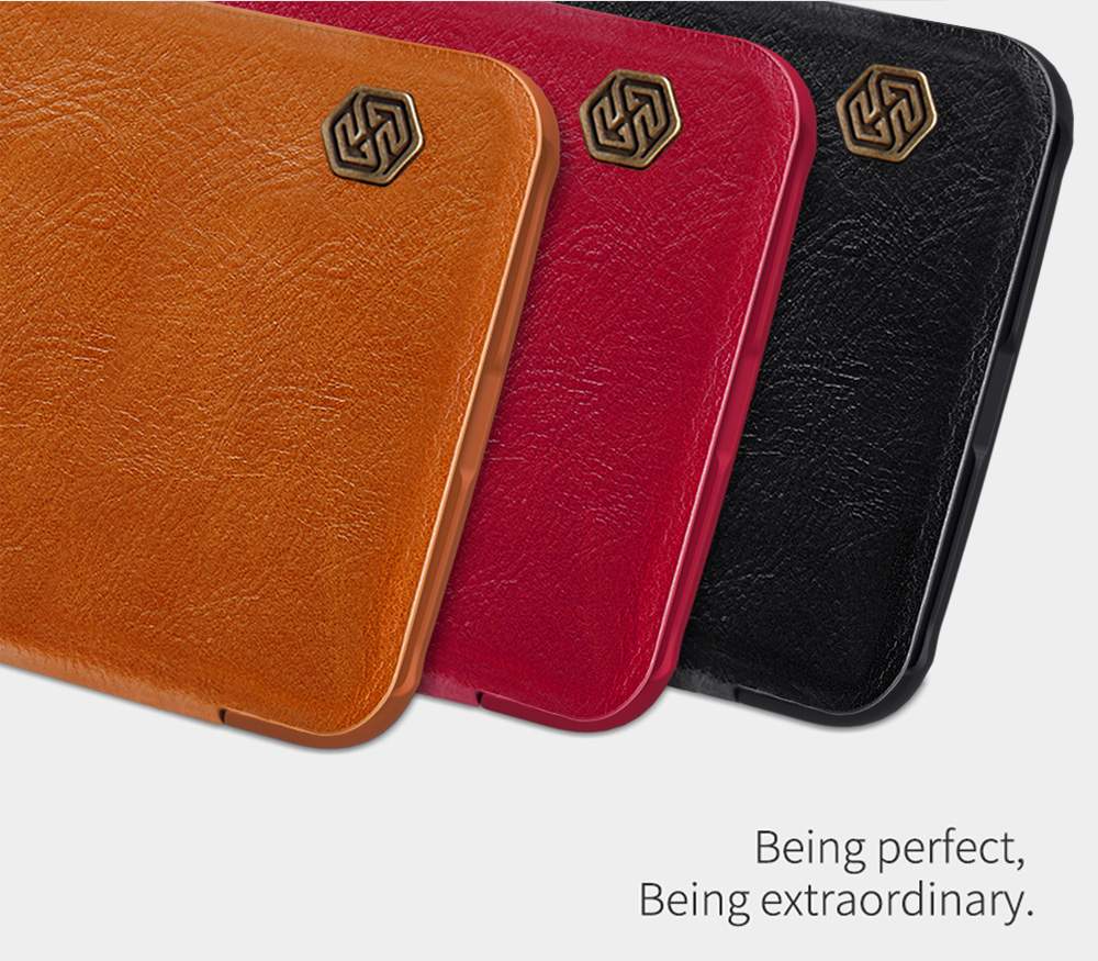 NILLKIN Protective Leather Phone Case For Xiaomi Mi 9 Pro Smartphone - Black