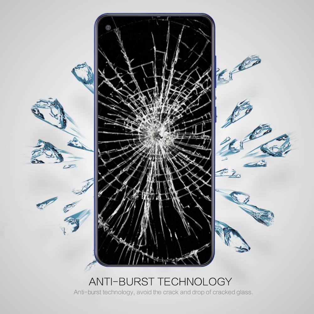 Nillkin CP+PRO Full Screen Anti-explosion Tempered Glass Screen Protector For Samsung Galaxy A60 - Transparent
