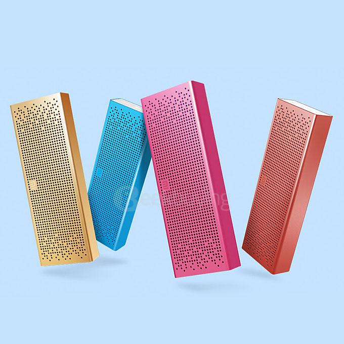 Original Xiaomi Metal Box BT4.0+EDR Speaker 2.4GHZ-2.48HZ Mini Portable Stereo Wireless Connection Handsfree -Blue