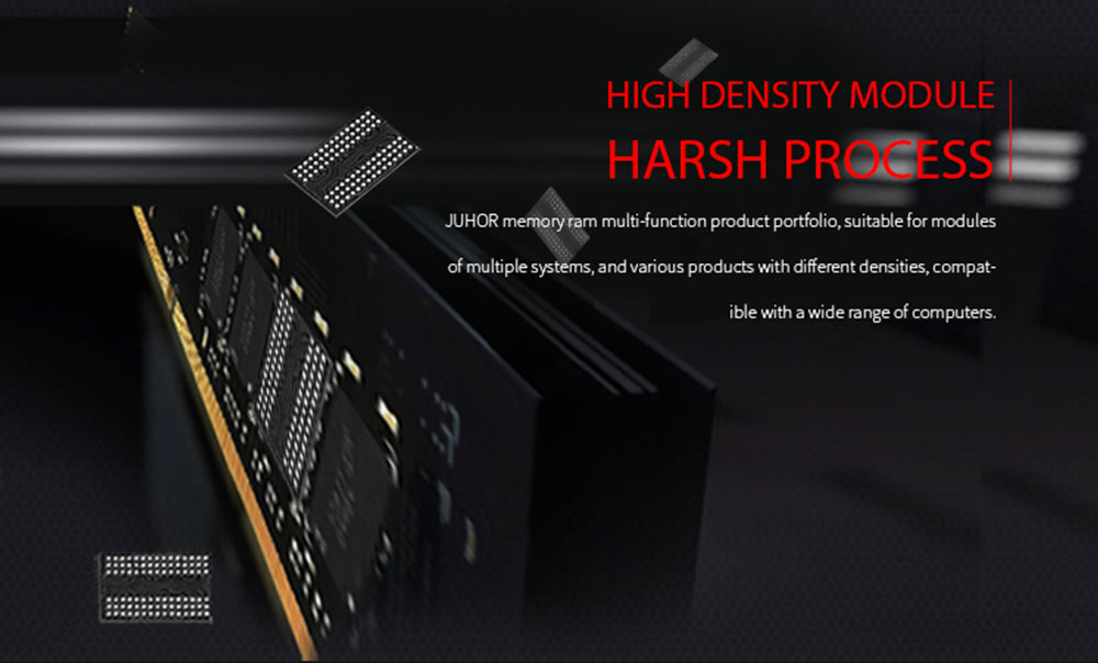 Juhor DDR4 8GB 3000Mhz 1.35V 288 Pin RAM Desktop Memory Module With RGB Glowing And Shell For PC Computer - Red