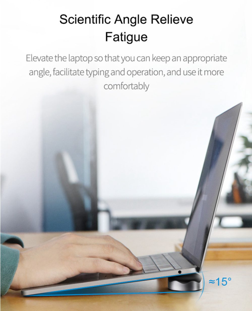 2pcs Hagibis Powerful Magnetic Cooling Pad Desktop Stand Holder For MacBook Laptop Tablet - Grey