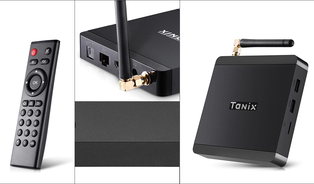 Tanix TX5 Max Amlogic S905X2 Android 8.1 4GB DDR4 32GB eMMC 4K TV Box with LED Display Dual Band WiFi Bluetooth Gigabit LAN USB3.0 HDMI