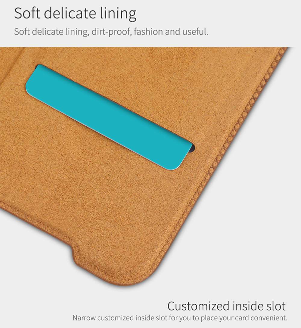 NILLKIN Protective Leather Phone Case For Xiaomi Mi 9 Pro Smartphone - Black
