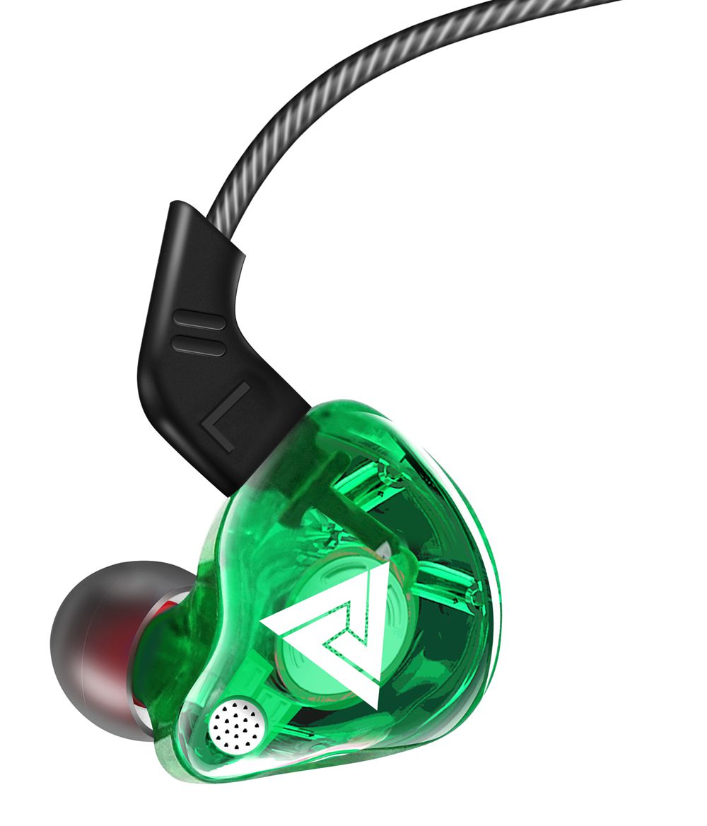 QKZ AK6 In-Ear 3.5mm HiFi Headphone Super Bass with Mic - Red