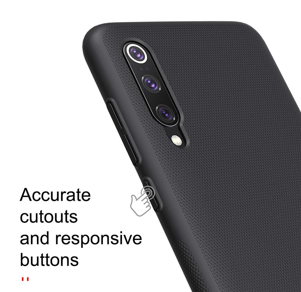 NILLKIN Protective Frosted PC Phone Case For Xiaomi Mi 9 Pro Smartphone - Black