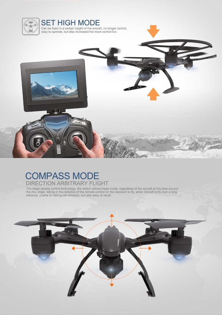 JXD 509G JXD509G 5.8G FPV With 2.0MP HD Camera Altitude Hold Mode RC Quadcopter