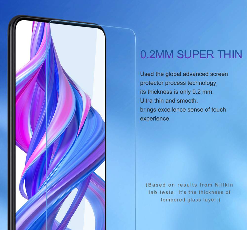 Nillkin Anti-explosion Tempered Glass 0.2mm HD Screen Protector For Huawei Honor 9X / Honor 9X Pro - Transparent