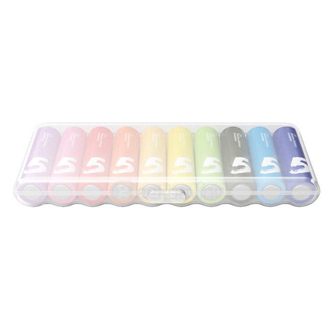 Original Xiaomi Rainbow Zi5 1.5V AA Alkaline Battery Set 10Pcs