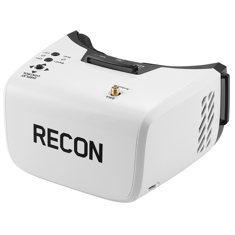 Fat Shark Recon V2 5.8G 40CH FPV Goggles with 4.3" LCD Panel Support DVR