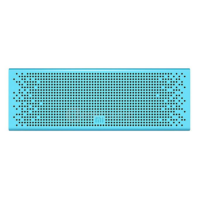 Original Xiaomi Metal Box BT4.0+EDR Speaker 2.4GHZ-2.48HZ Mini Portable Stereo Wireless Connection Handsfree -Blue