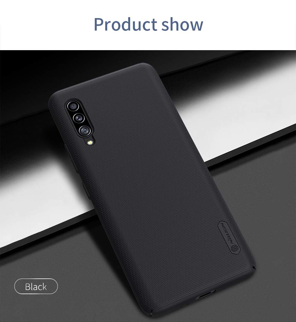 NILLKIN Protective Frosted PC Phone Case For Samsung Galaxy A90 5G Smartphone - Black