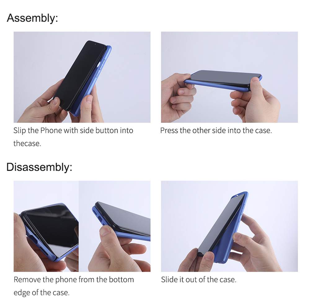 NILLKIN Protective Frosted PC Phone Case For Xiaomi Redmi 8A Smartphone - Black