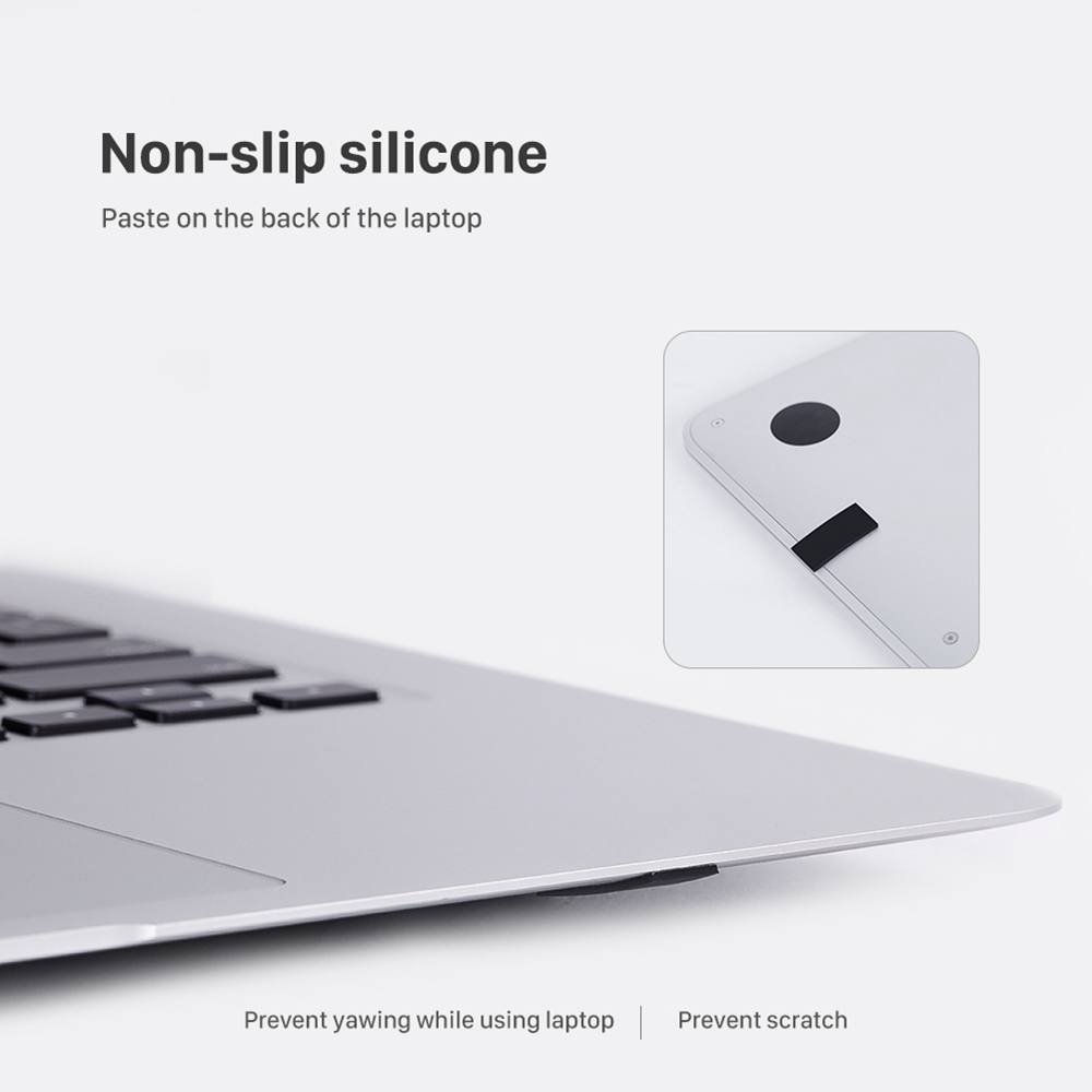 Nillkin Ascent Stand Portable Foldable Ergonomic Adjustable Widely-compatible Laptop Stand - Grey