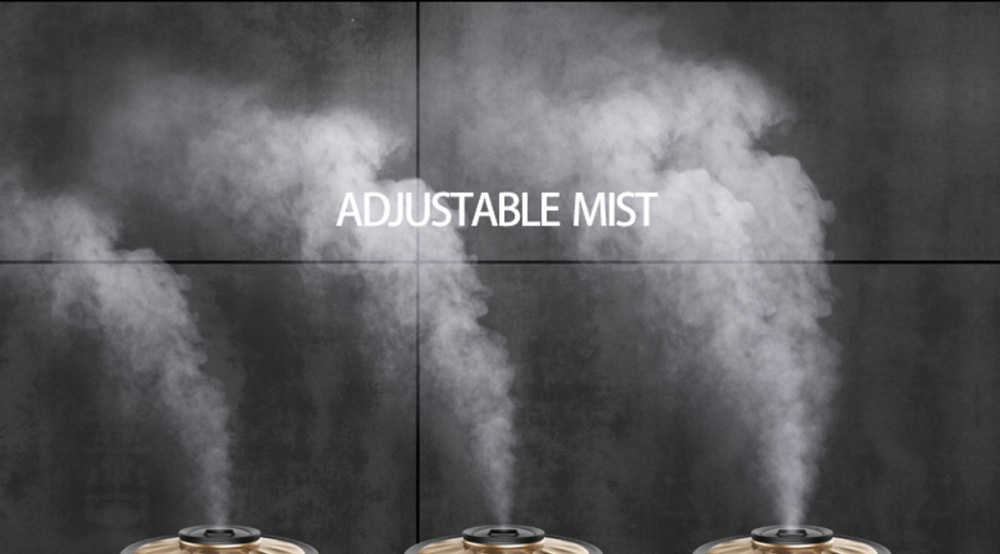 DEERMA DEM F600 Household Ultrasonic Humidifier 5L Capacity Aromatherapy Machine With Silver Carbon Ion Water Purification Box - Black