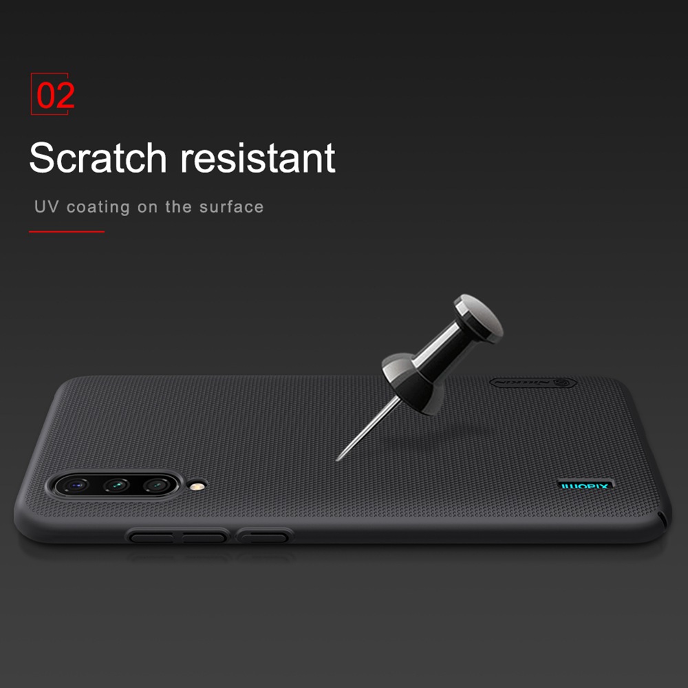 NILLKIN Protective Frosted PC Phone Case For Xiaomi Mi CC9 / Xiaomi Mi9 Lite Smartphone - Black