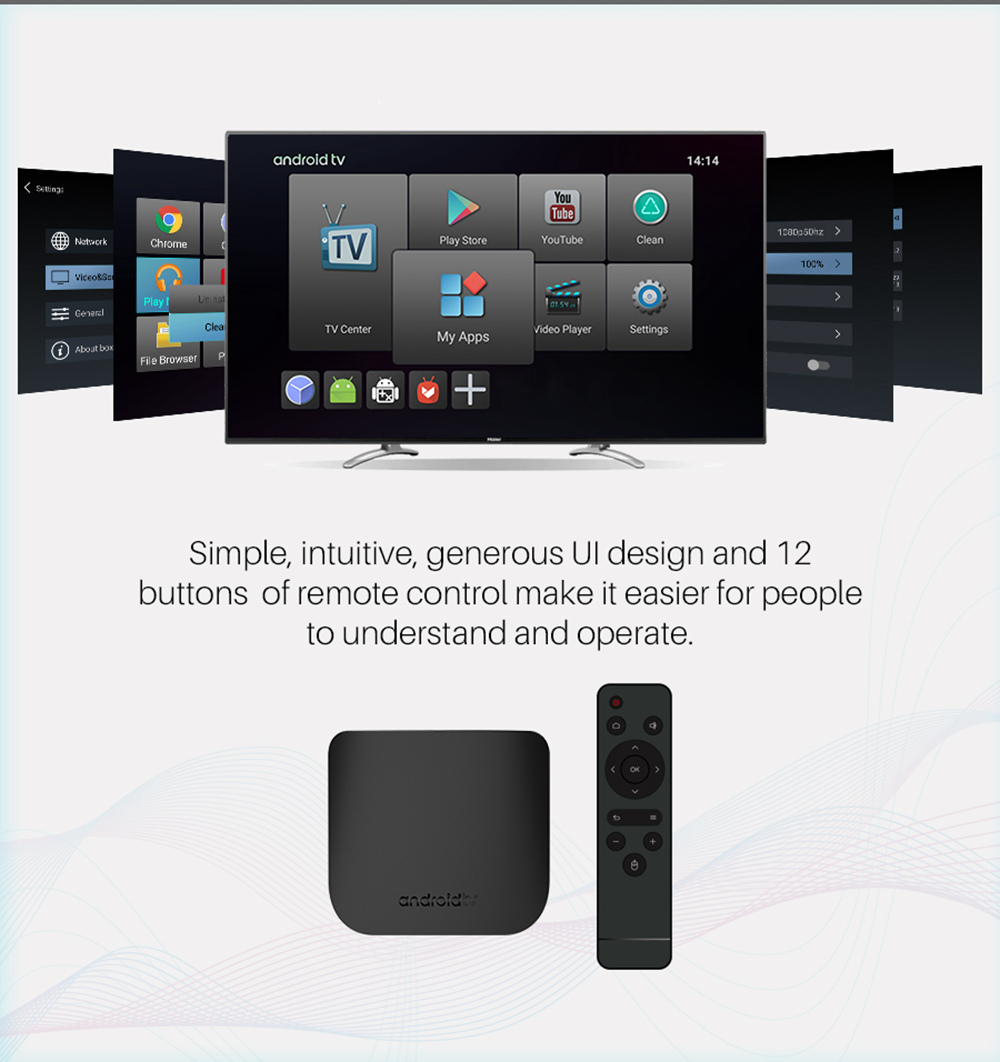 Mecool M8S PLUS W Amlogic S905W Android 7.1 1GB/8GB 4K TV Box KODI 17.6 Support MAG25X Stalker Dual Band WiFi