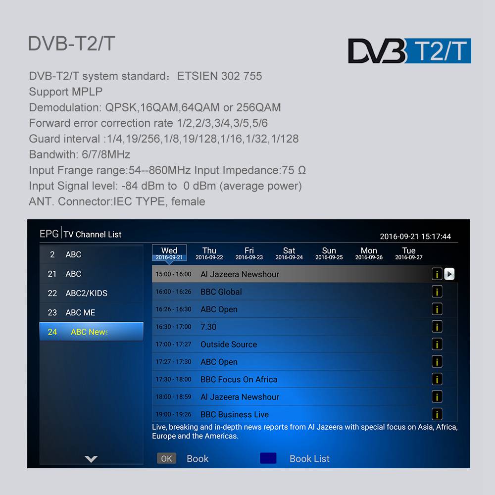 MECOOL K7 Android 9.0 DVB TV BOX DVB-S2/T2/C Amlogic S905X2 4GB LPDDR4 64GB EMMC 2.4G+5G WiFi 1000Mbps USB3.0 H.265