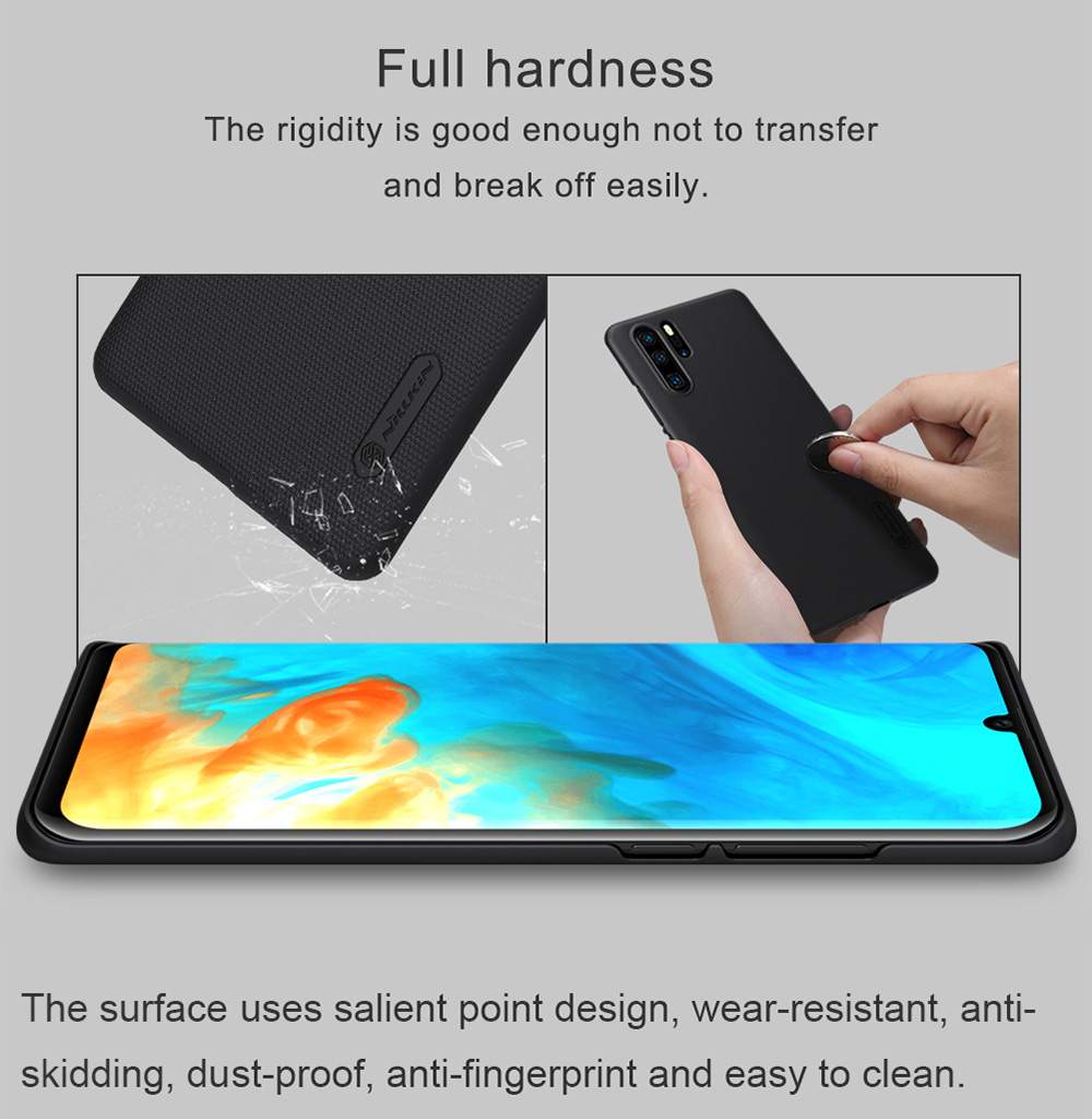NILLKIN Protective Frosted PC Phone Case For HUAWEI P30 Pro Smartphone - Gold