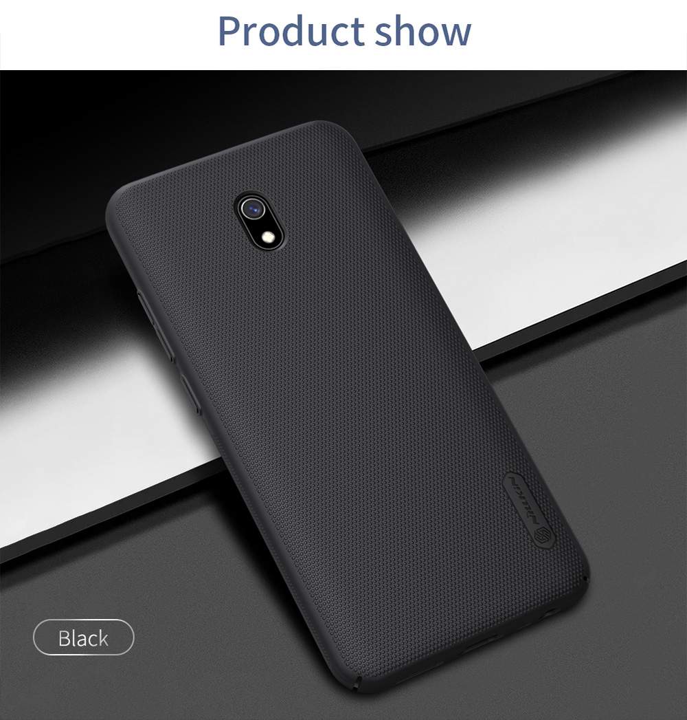 NILLKIN Protective Frosted PC Phone Case For Xiaomi Redmi 8A Smartphone - Black