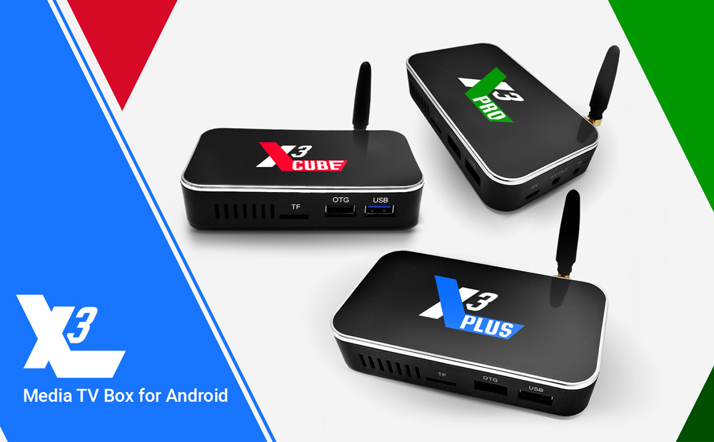 X3 PRO Amlogic S905X3 Android 9.0 4K HDR TV BOX 4GB/32GB 2.4G+5G WIFI 1000Mbps LAN USB3.0 Samba Server