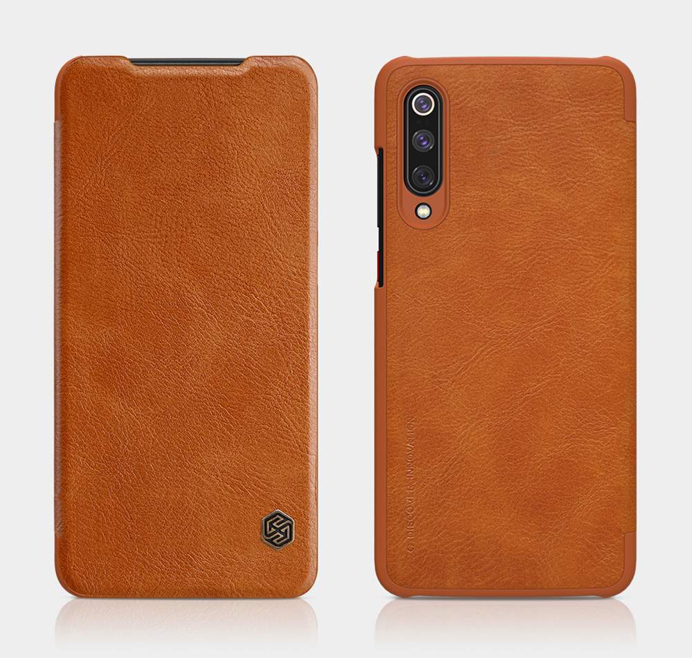 NILLKIN Protective Leather Phone Case For Xiaomi Mi 9 Pro Smartphone - Black