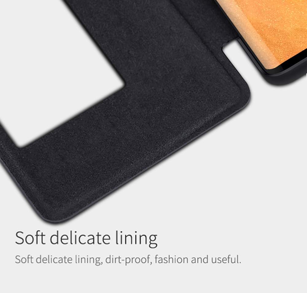 NILLKIN Protective Leather Phone Case For HUAWEI Mate 30 Pro Smartphone - Black