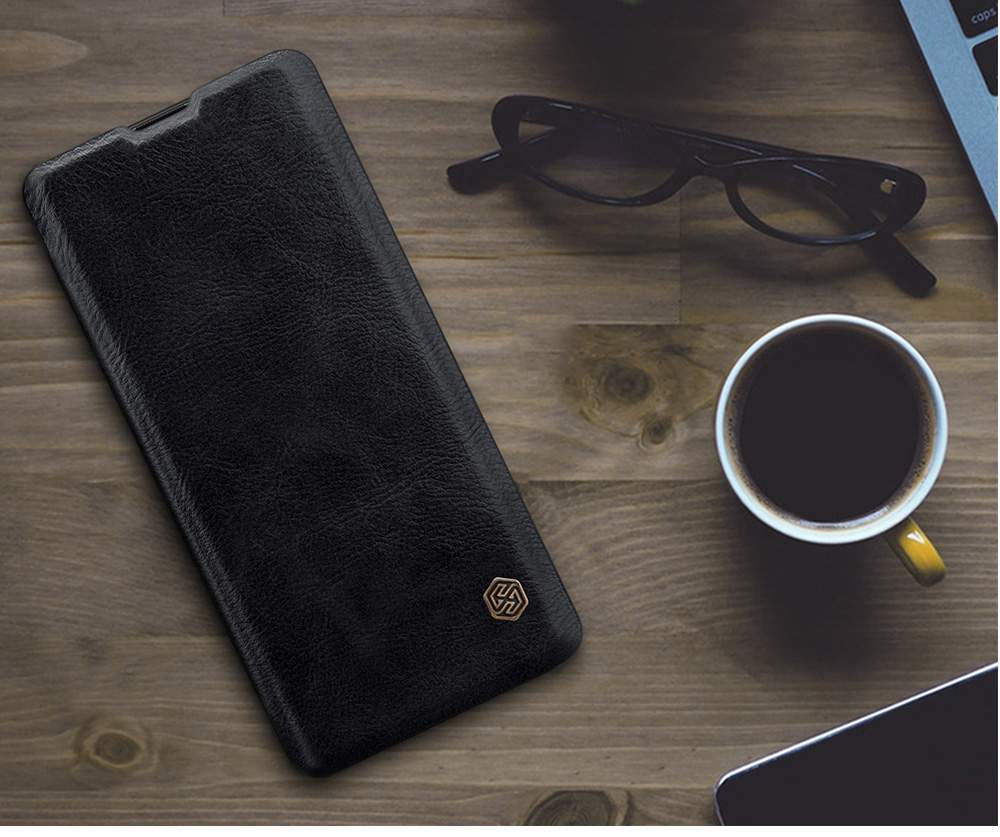 NILLKIN Protective Leather Phone Case For HUAWEI P30 Pro Smartphone - Black