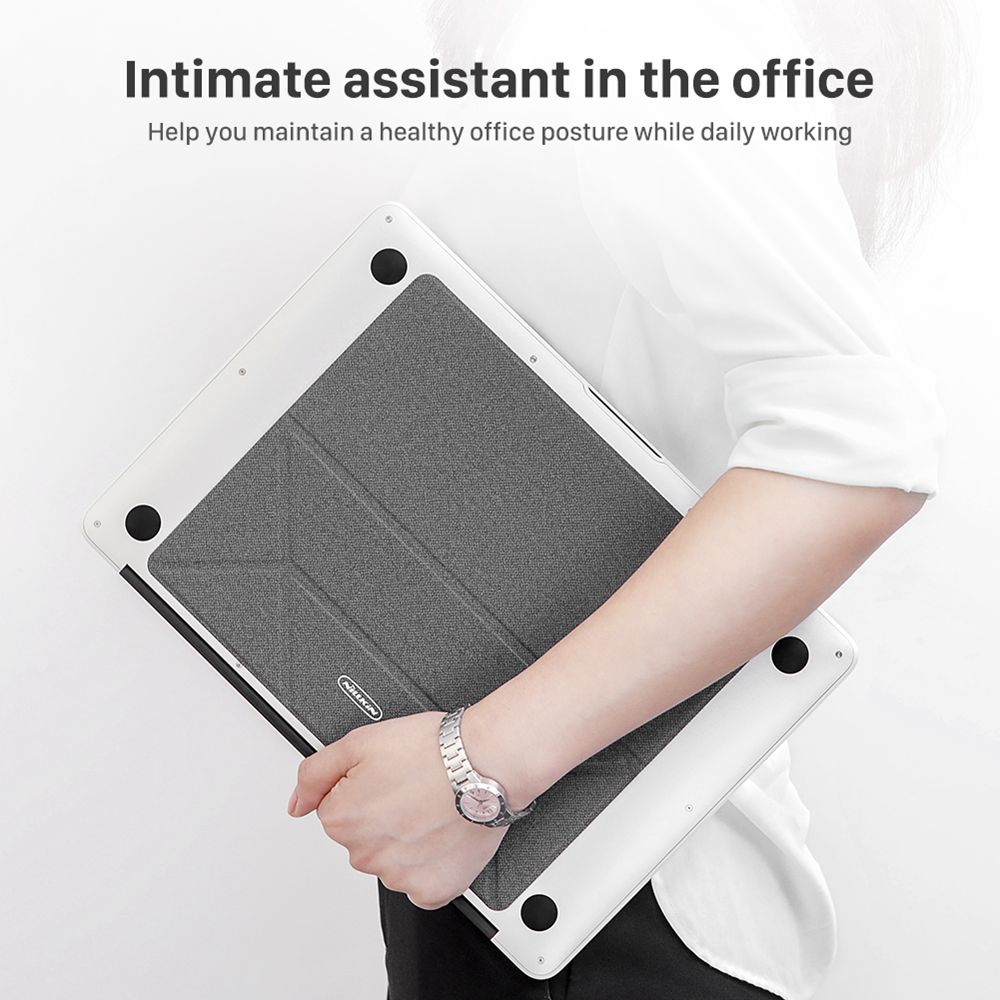 Nillkin Ascent Stand Portable Foldable Ergonomic Adjustable Widely-compatible Laptop Stand - Grey