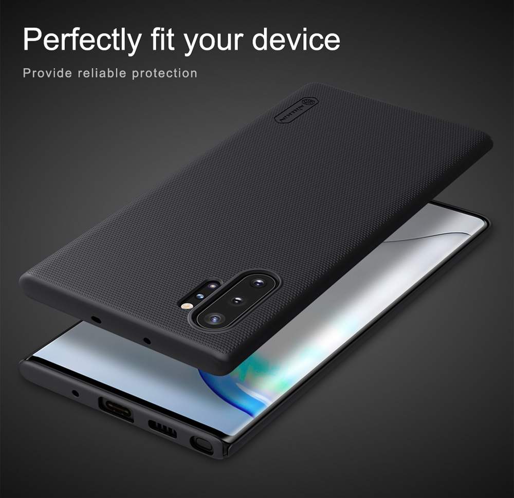 NILLKIN Protective Frosted PC Phone Case For Samsung Galaxy Note 10+ / Note 10+ 5G Smartphone - Black