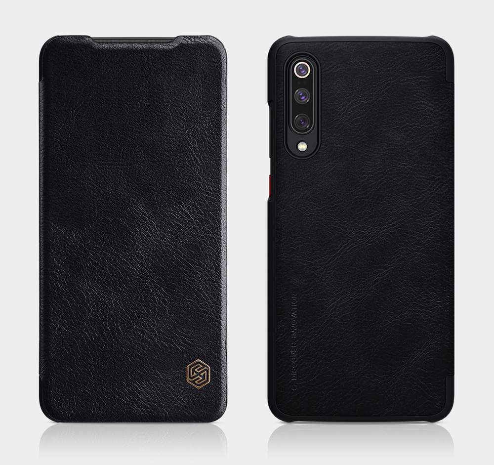 NILLKIN Protective Leather Phone Case For Xiaomi Mi 9 Pro Smartphone - Black