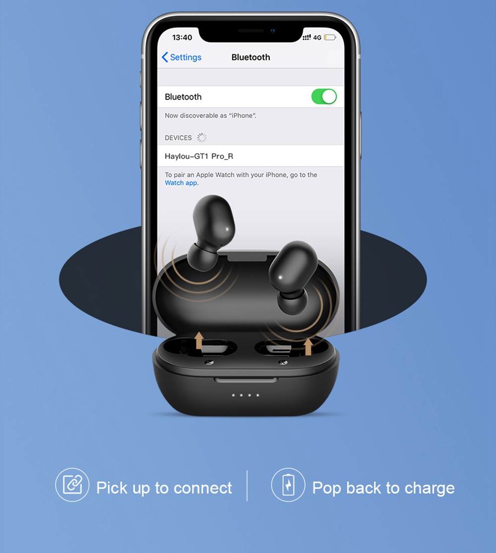 Haylou GT1 Pro Bluetooth 5.0 TWS Earphones DSP 26 Hours Playtime Siri Google Assistant IPX5
