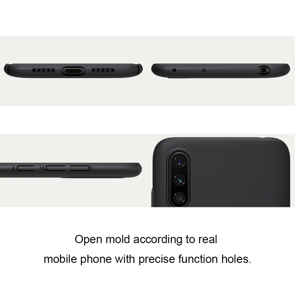 NILLKIN Protective Frosted PC Phone Case For Xiaomi Mi CC9 / Xiaomi Mi9 Lite Smartphone - Black