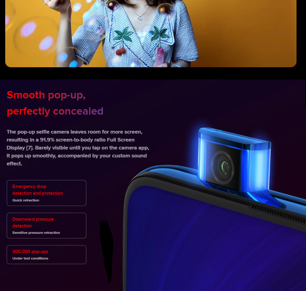 Xiaomi Mi 9T 6.39 Inch 4G LTE Smartphone Snapdragon 730 6GB 128GB 48.0MP+8.0MP+13.0MP Triple Rear Cameras MIUI 10 In-display Fingerprint Fast Charge Global Version - Black