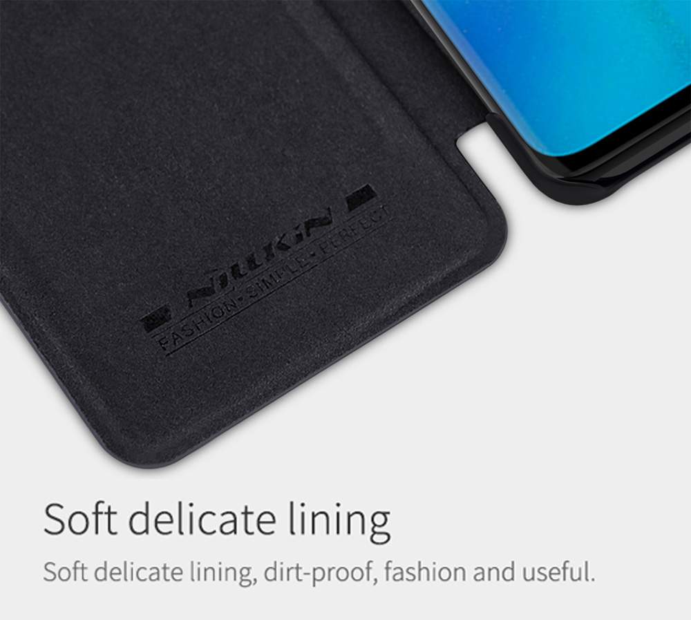 NILLKIN Protective Leather Phone Case For HUAWEI P30 Pro Smartphone - Black