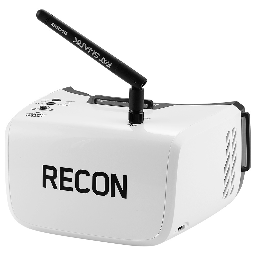 Fat Shark Recon V2 5.8G 40CH FPV Goggles with 4.3" LCD Panel Support DVR